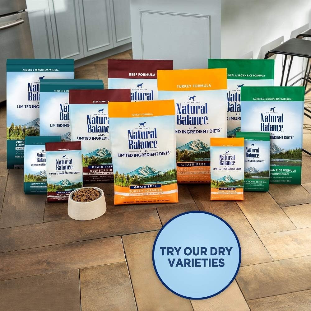 Natural Balance Limited Ingredient Puppy Dry Dog Food with Healthy Grains, Salmon & Brown Rice Recipe, 24 Pound (Pack of 1)