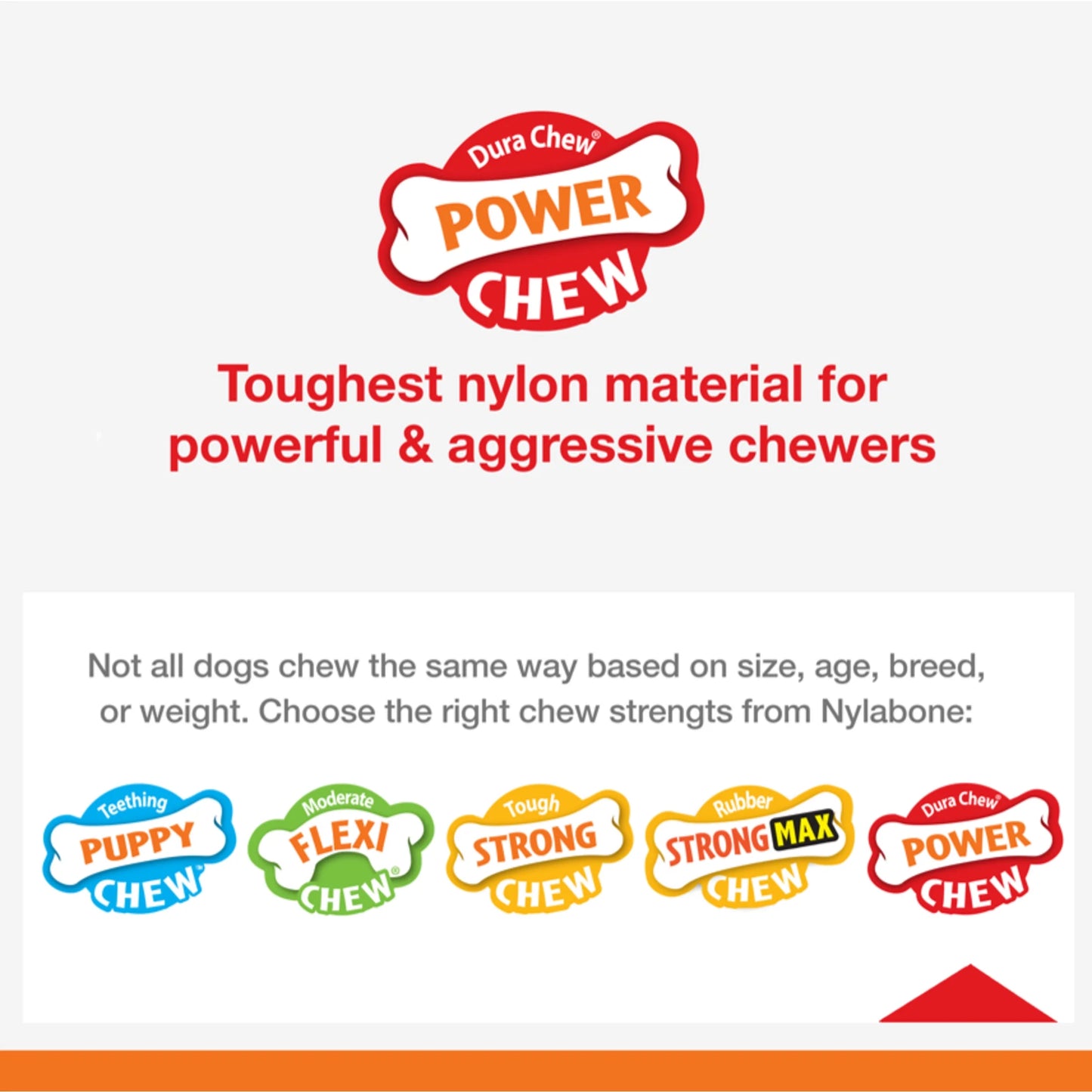 Power Chew Dental Bone Chew Toy Philly Cheesesteak X-Large (1 Count)
