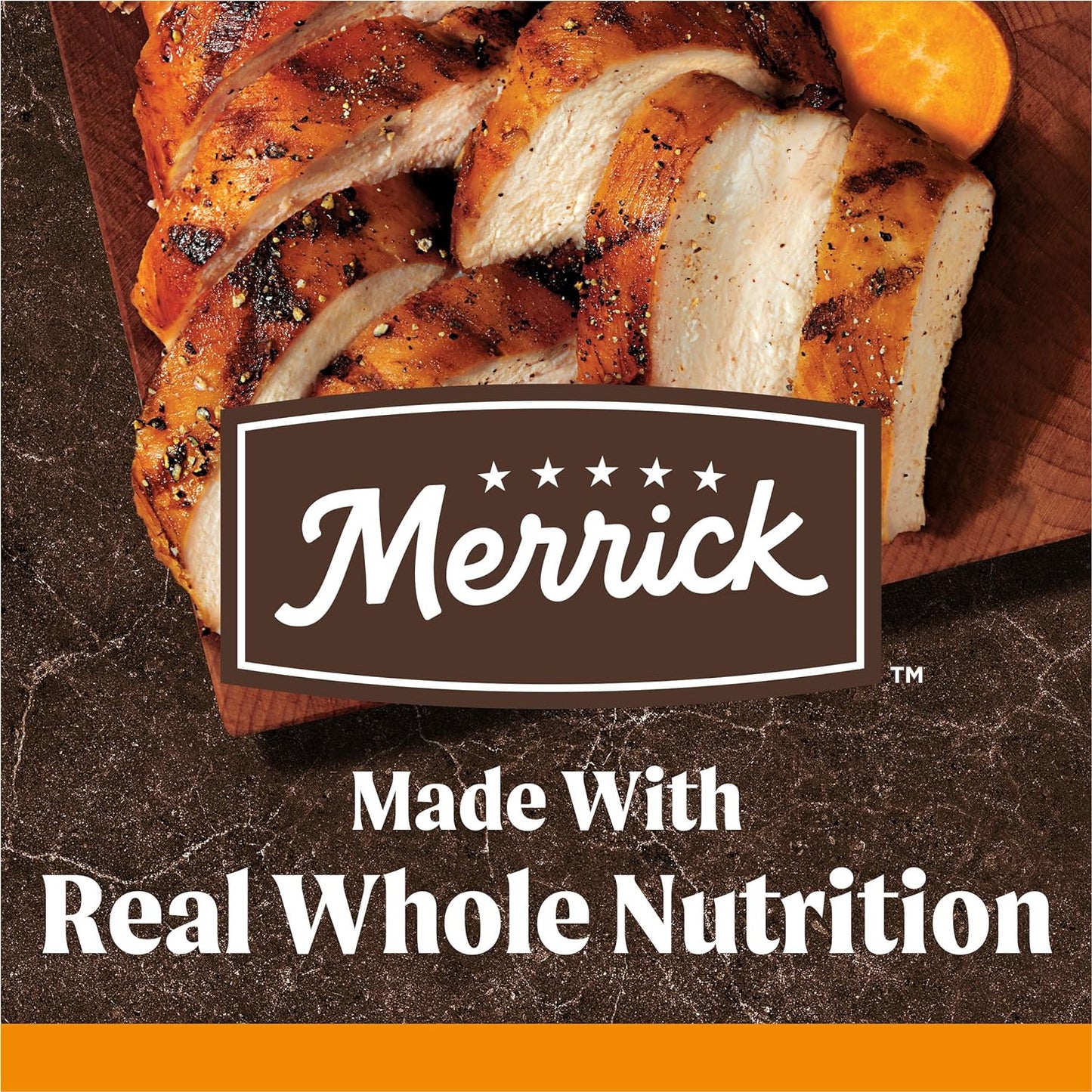 Merrick Premium Grain Free Dry Adult Dog Food, Wholesome and Natural Kibble with Real Chicken and Sweet Potato - 22.0 Lb. Bag