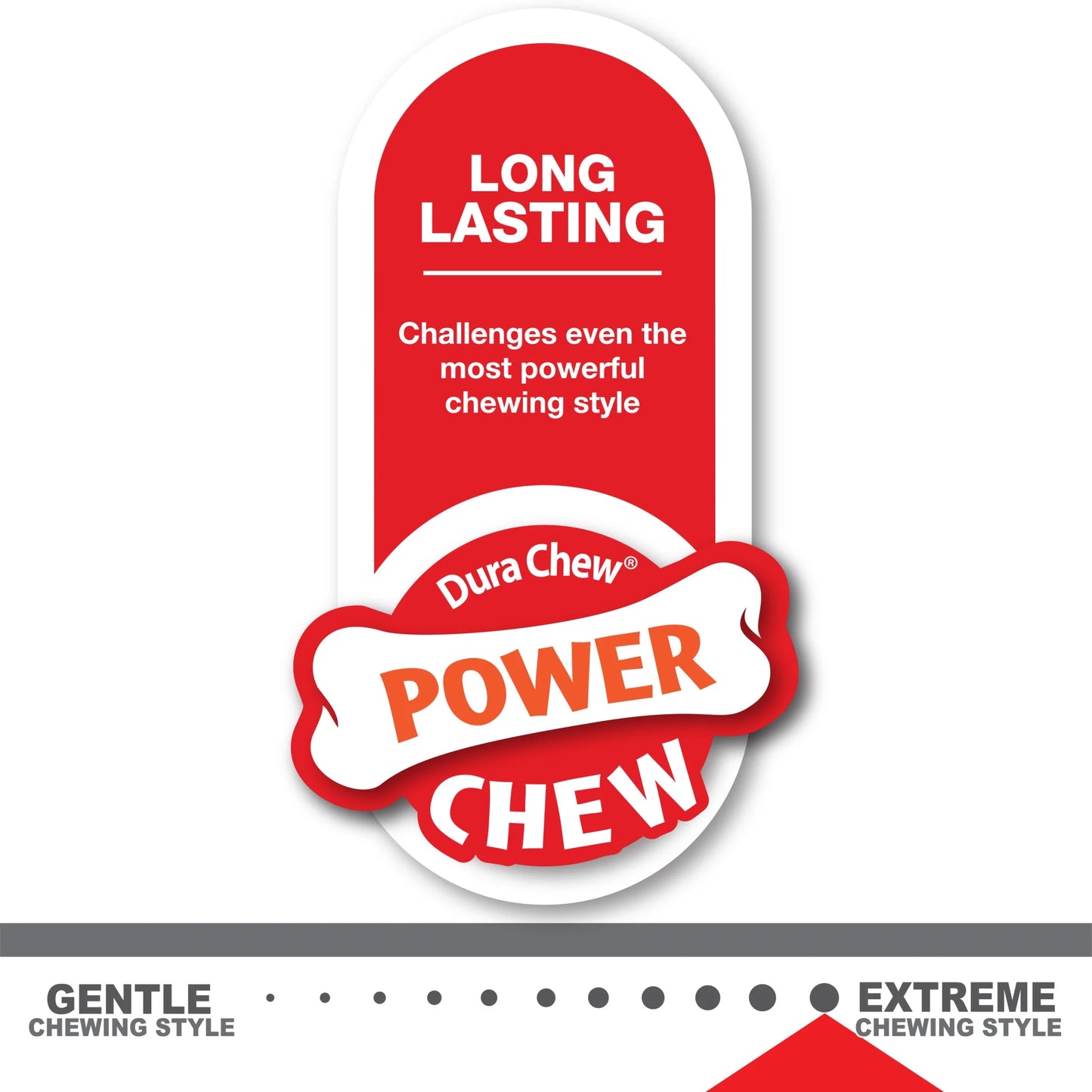 Power Chew Dental Bone Chew Toy Philly Cheesesteak X-Large (1 Count)