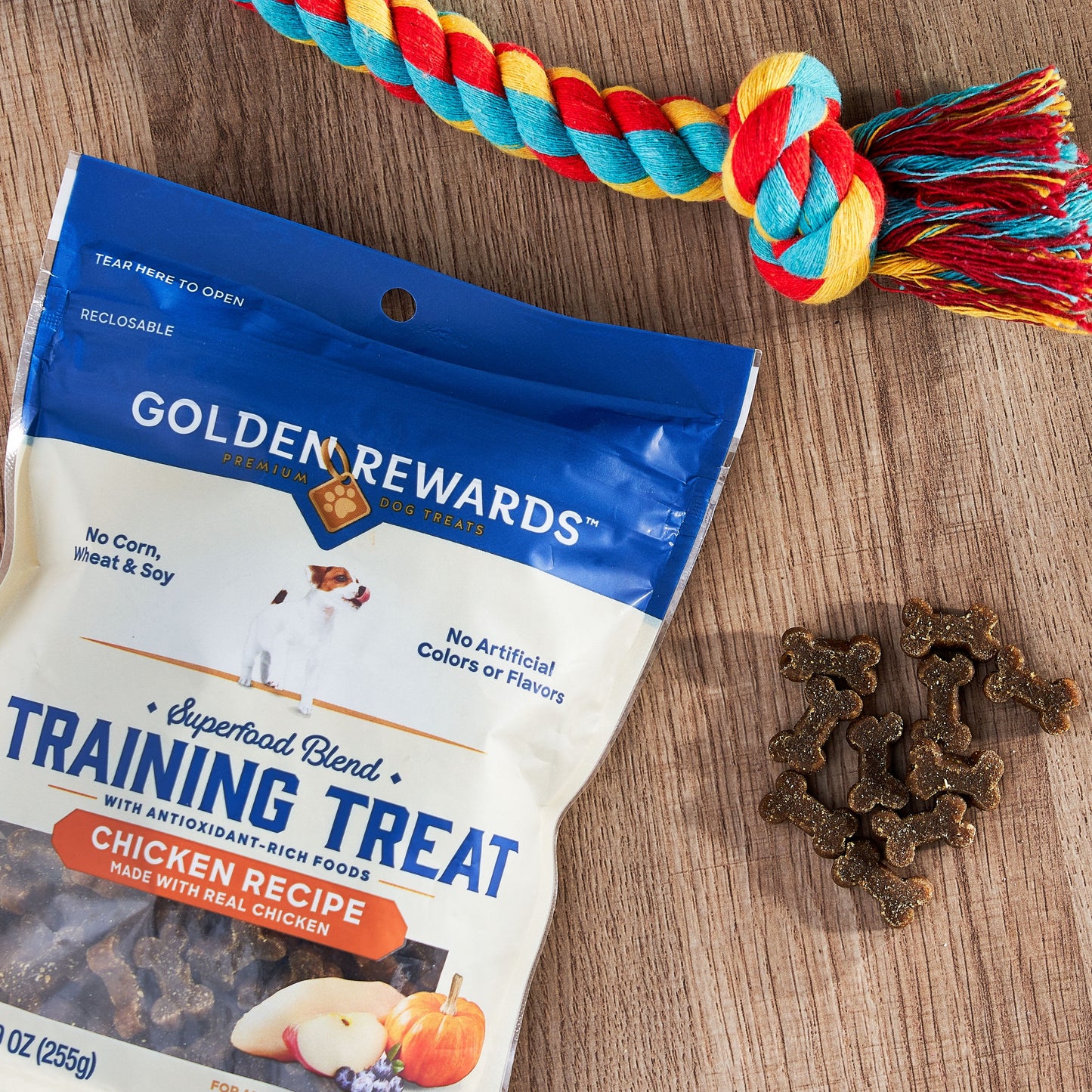Dog Training Treats with Real Chicken Recipe, 9 Oz Pouch