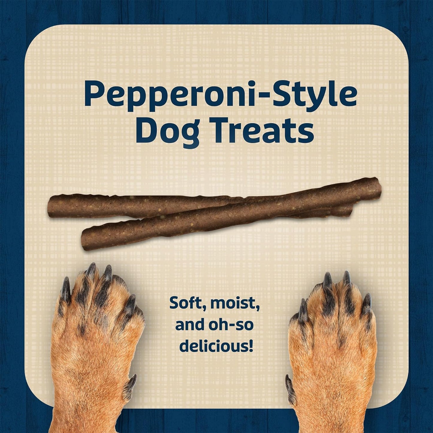 Blue Buffalo Stix Pepperoni-Style Dog Treats Made with Natural Ingredients, Chicken Recipe, 24-Oz. Bag