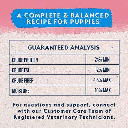 Natural Balance Limited Ingredient Puppy Dry Dog Food with Healthy Grains, Salmon & Brown Rice Recipe, 24 Pound (Pack of 1)