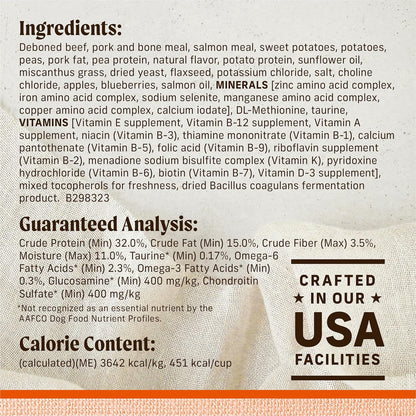 Merrick Lil’ Plates Premium Grain Free Dry Dog Food for Small Dogs, Real Texas Beef and Sweet Potato Kibble - 20.0 Lb. Bag