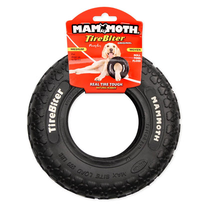 Tirebiter Original Rubber Dog Toy, Medium, 8", Assorted Colors