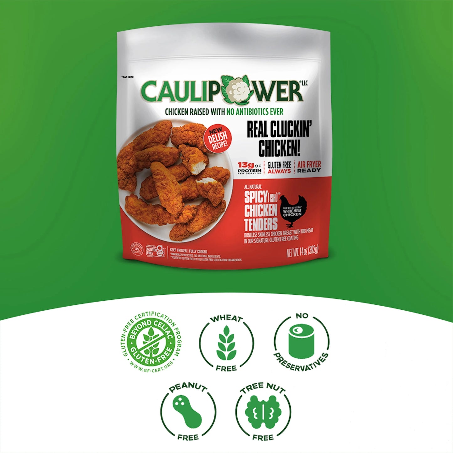 Real Cluckin' Spicy[Ish] Chicken Tenders, 14 Oz
