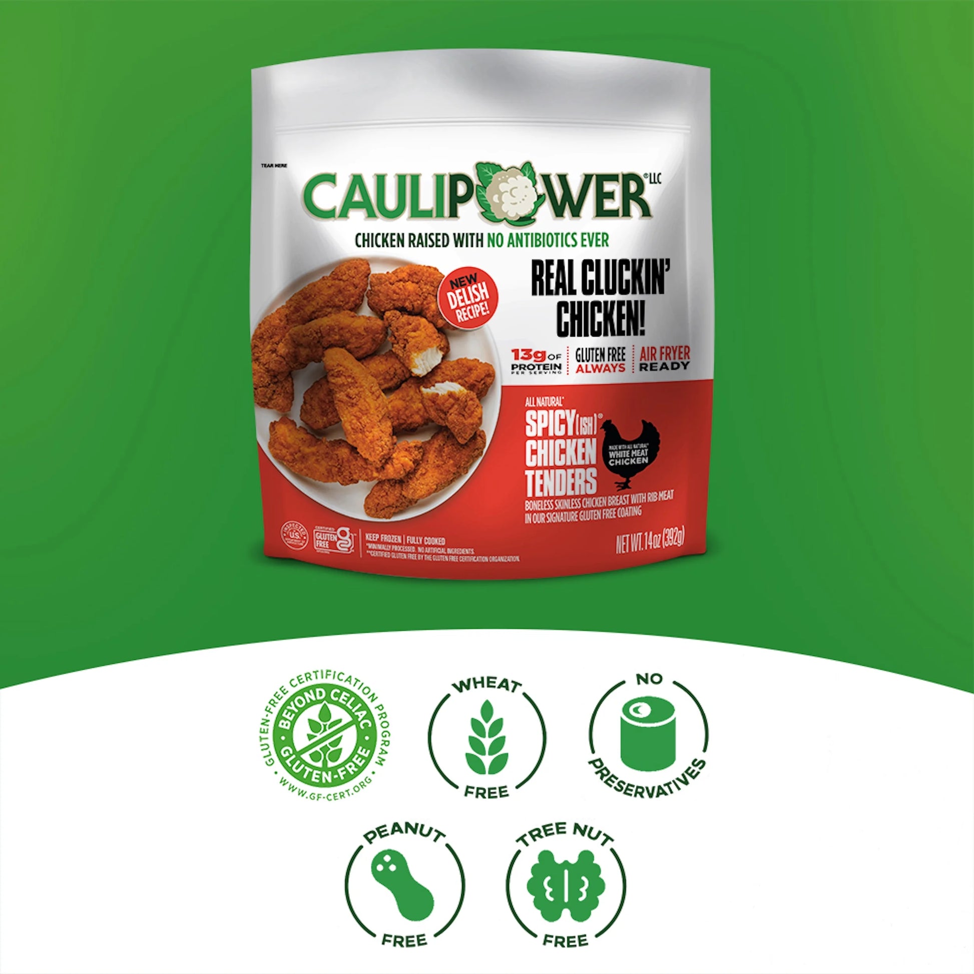 Real Cluckin' Spicy[Ish] Chicken Tenders, 14 Oz