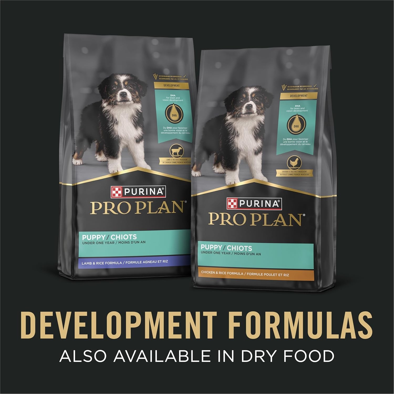 Purina Pro Plan Wet Puppy Food Pate, Wet Food Classic Chicken and Rice Entrée - (Pack of 12) 13 Oz. Cans